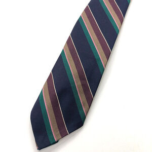 Robert Talbott Best of Class 100% Silk Neck Tie Men’s Striped Vintage VTG 55"
